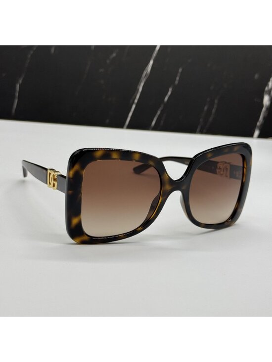 Dolce&Gabbana DG6193U 502/13 Havana Brown Butterfly Sunglasses Authentic NEW main image 10